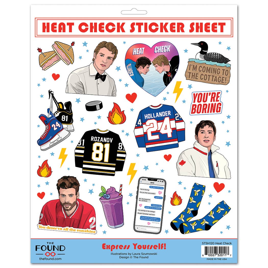 Heat Check Sticker Sheet
