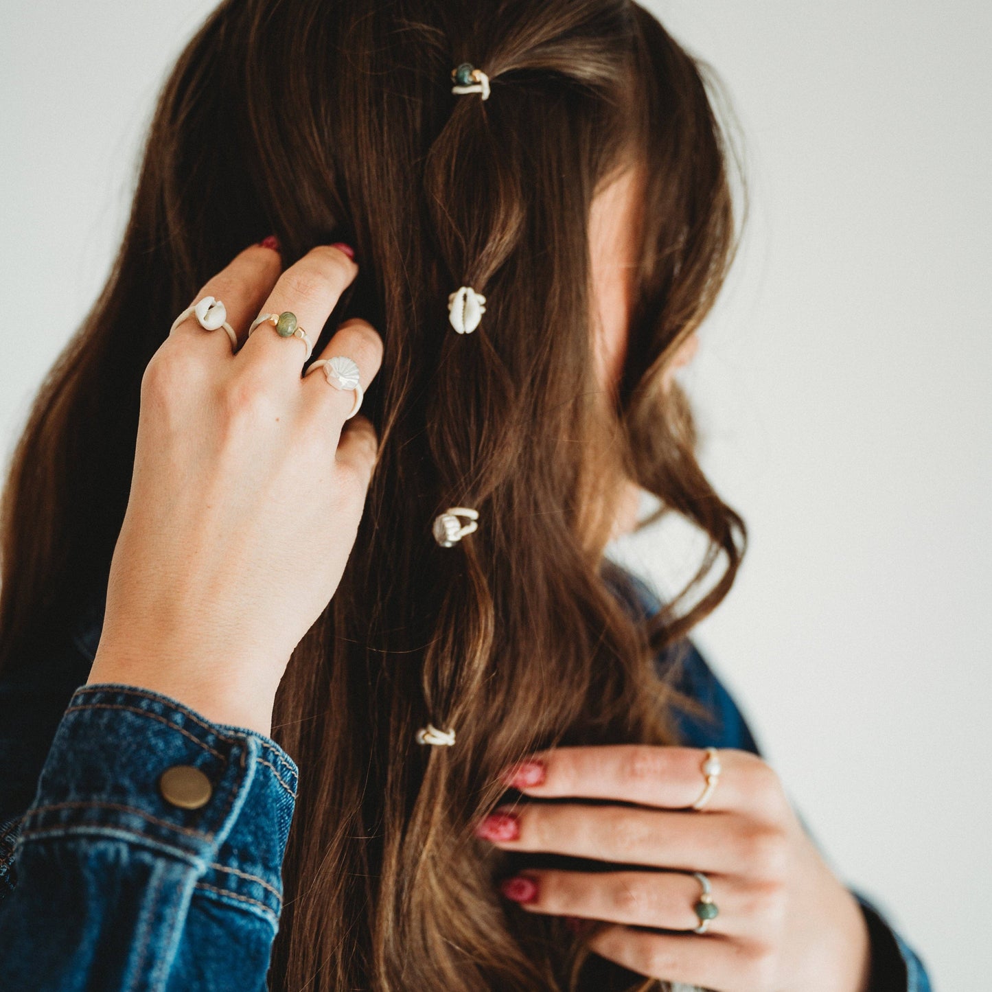 K'Lani Hair Tie Rings- Tide