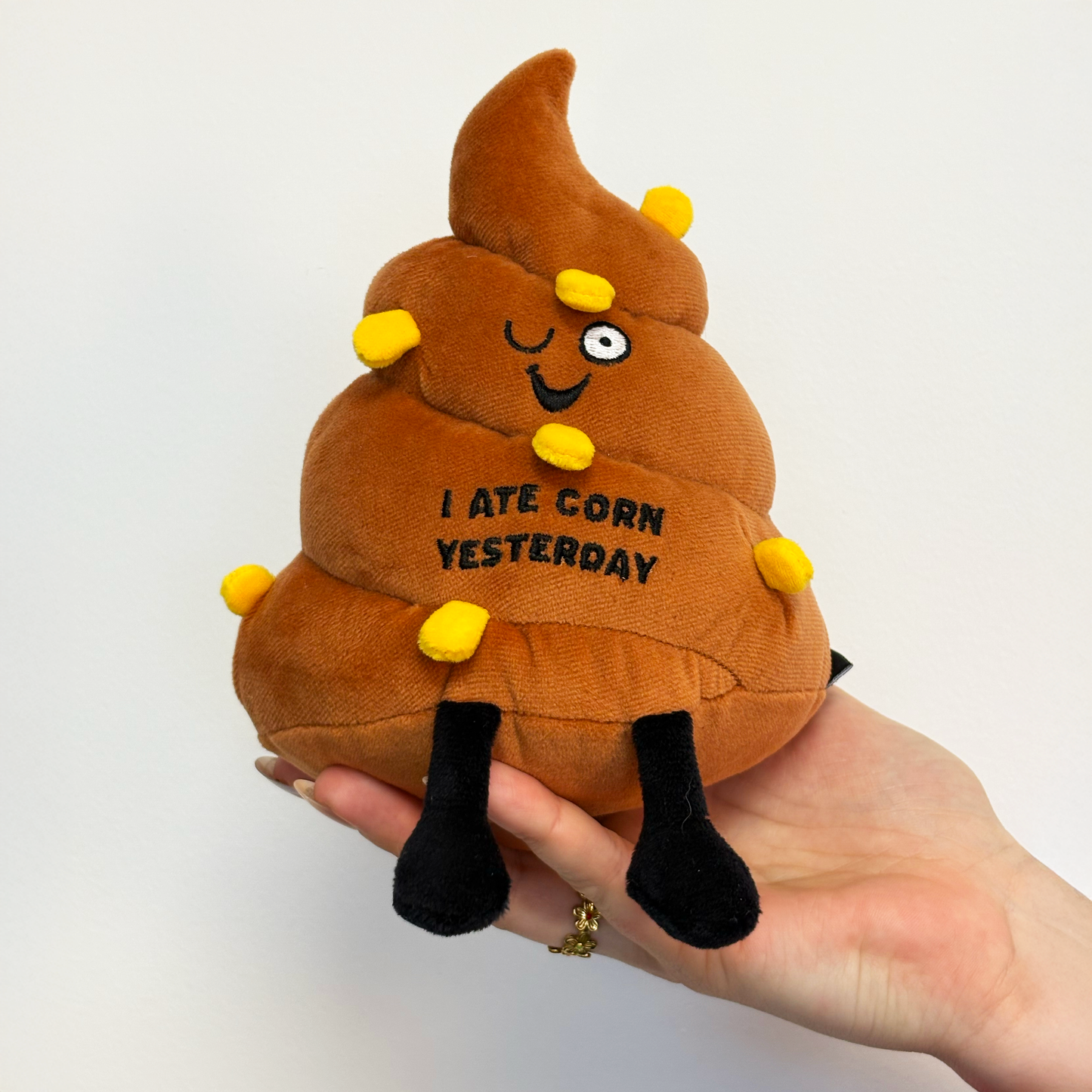 "I Ate Corn Yesterday" Poop Plush