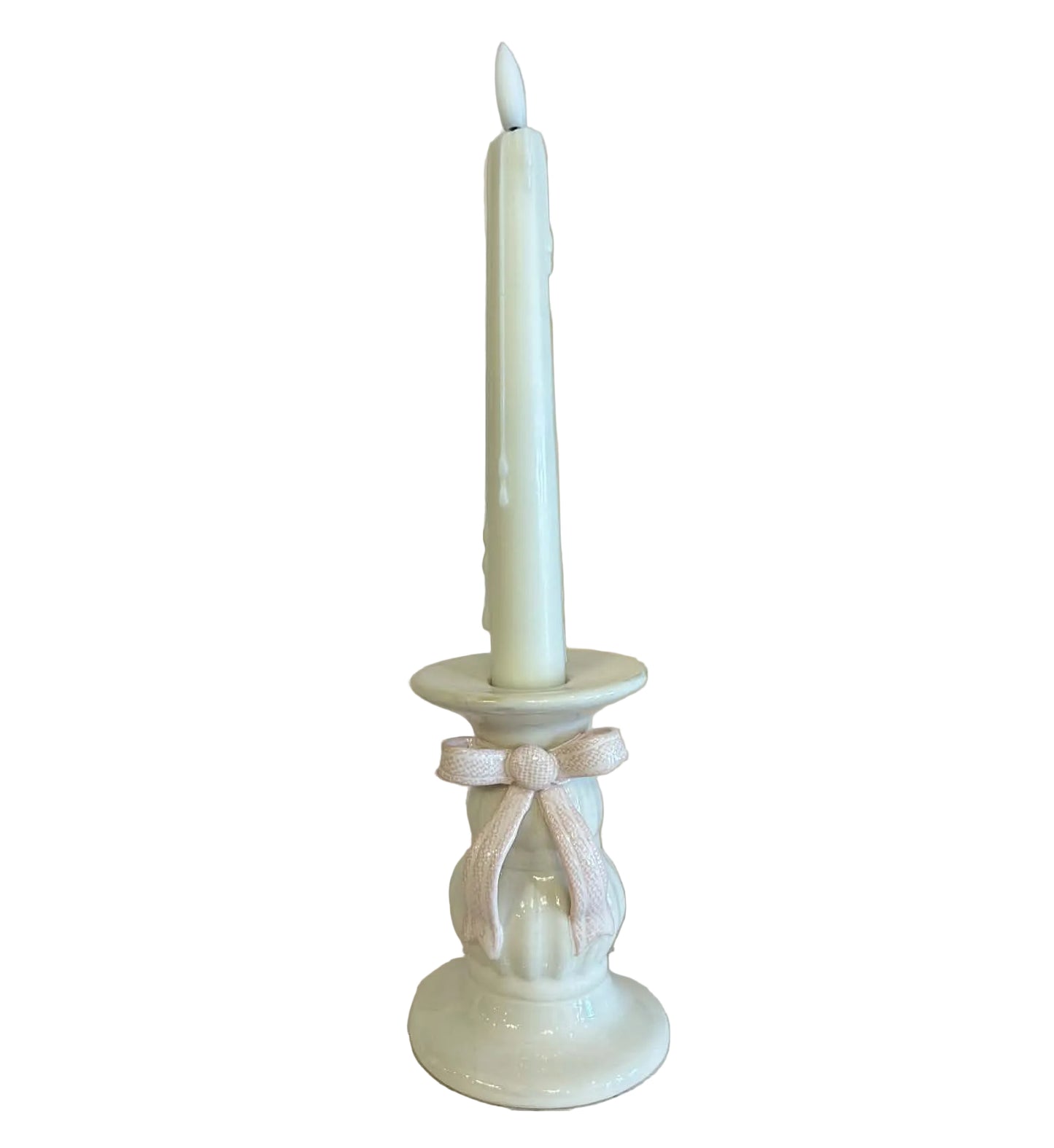 Coquette Taper Holder- Light Pink