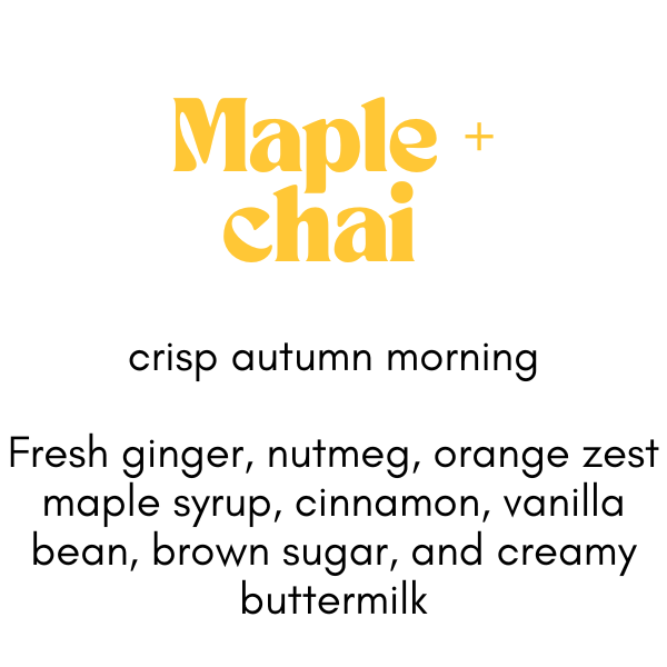 LH Fall Candle- Maple + Chai