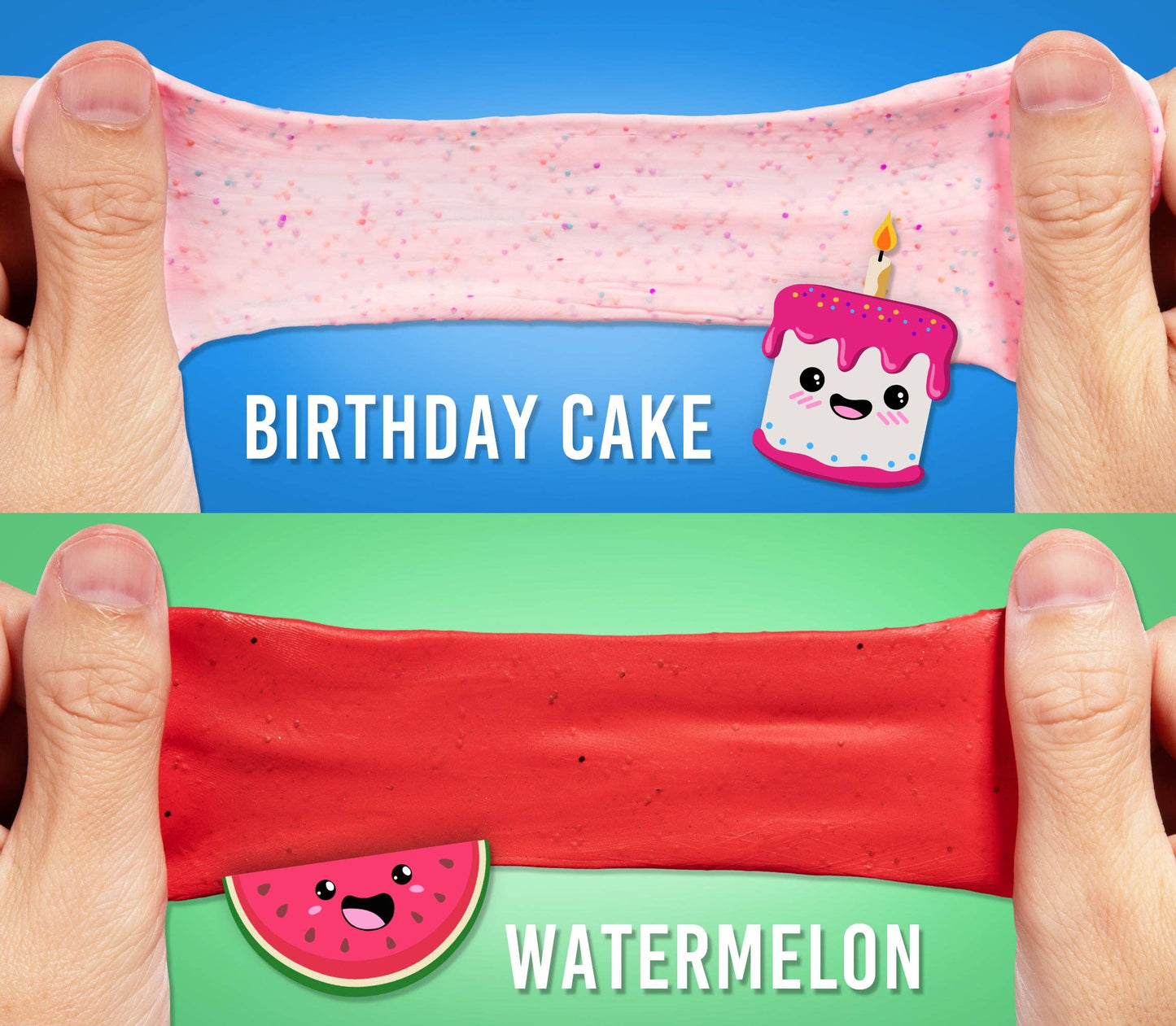 Watermelon/Birthday Cake Scentsory Duos Thinking Putty