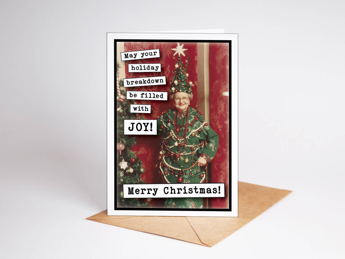 Holiday Breakdown Christmas Card