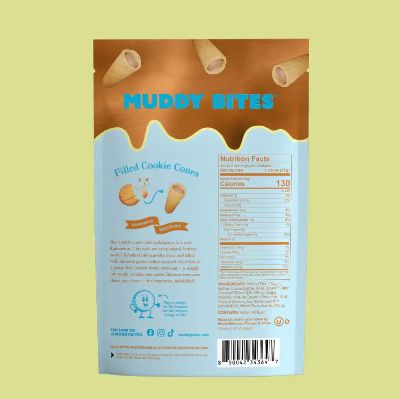 Salted Caramel Shortbread Muddy Bites
