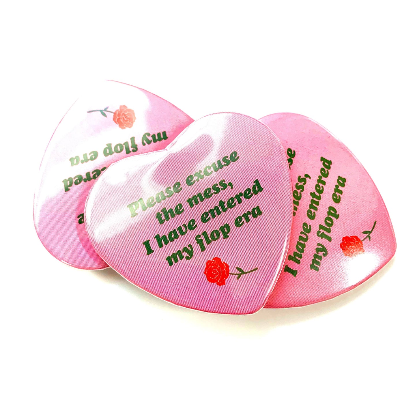 Flop Era Heart Shaped Magnet