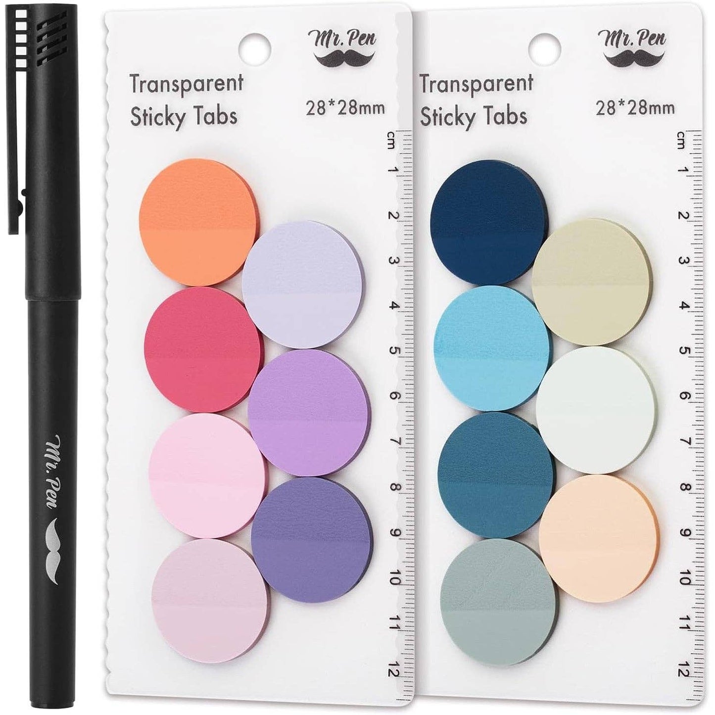 Transparent Round Sticky Notes- 560 Pcs