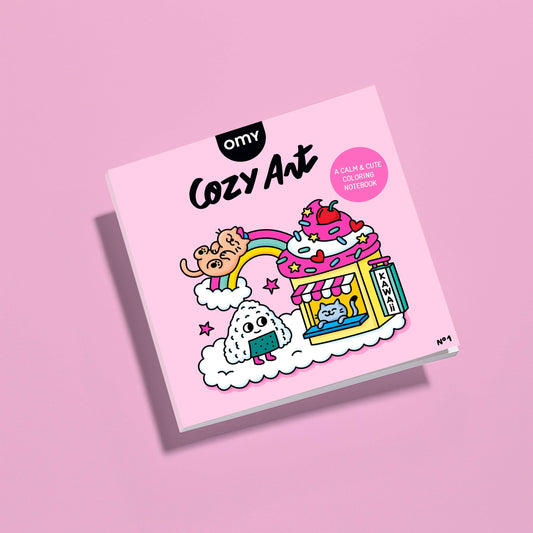 Cozy Art Coloring Book-Kawaii