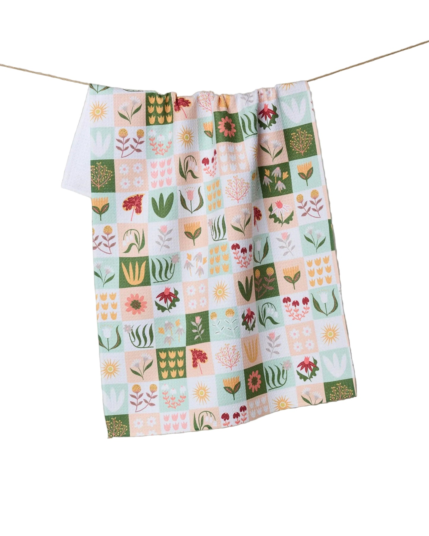 Geometry Towel- Patchwork Garden
