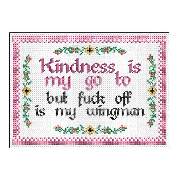 "Kindness Is My Go To" Vinyl Sticker
