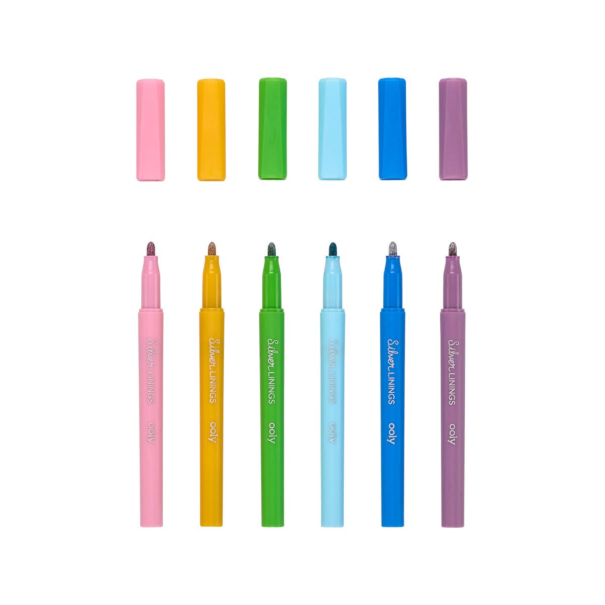 Silver Linings Colorful Outline Markers