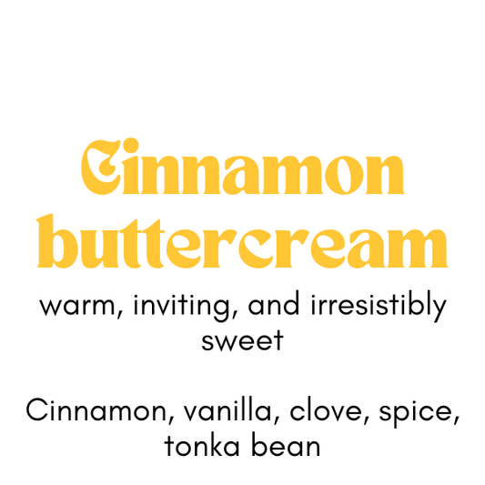 Cinnamon Buttercream Holiday Wax Melt | Winter Wax Melt