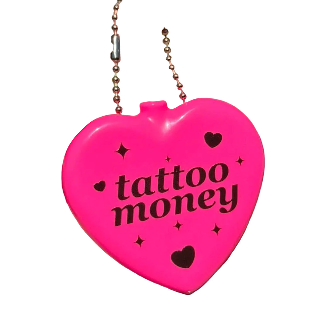 Rubber Heart Coin Purse - Tattoo Money