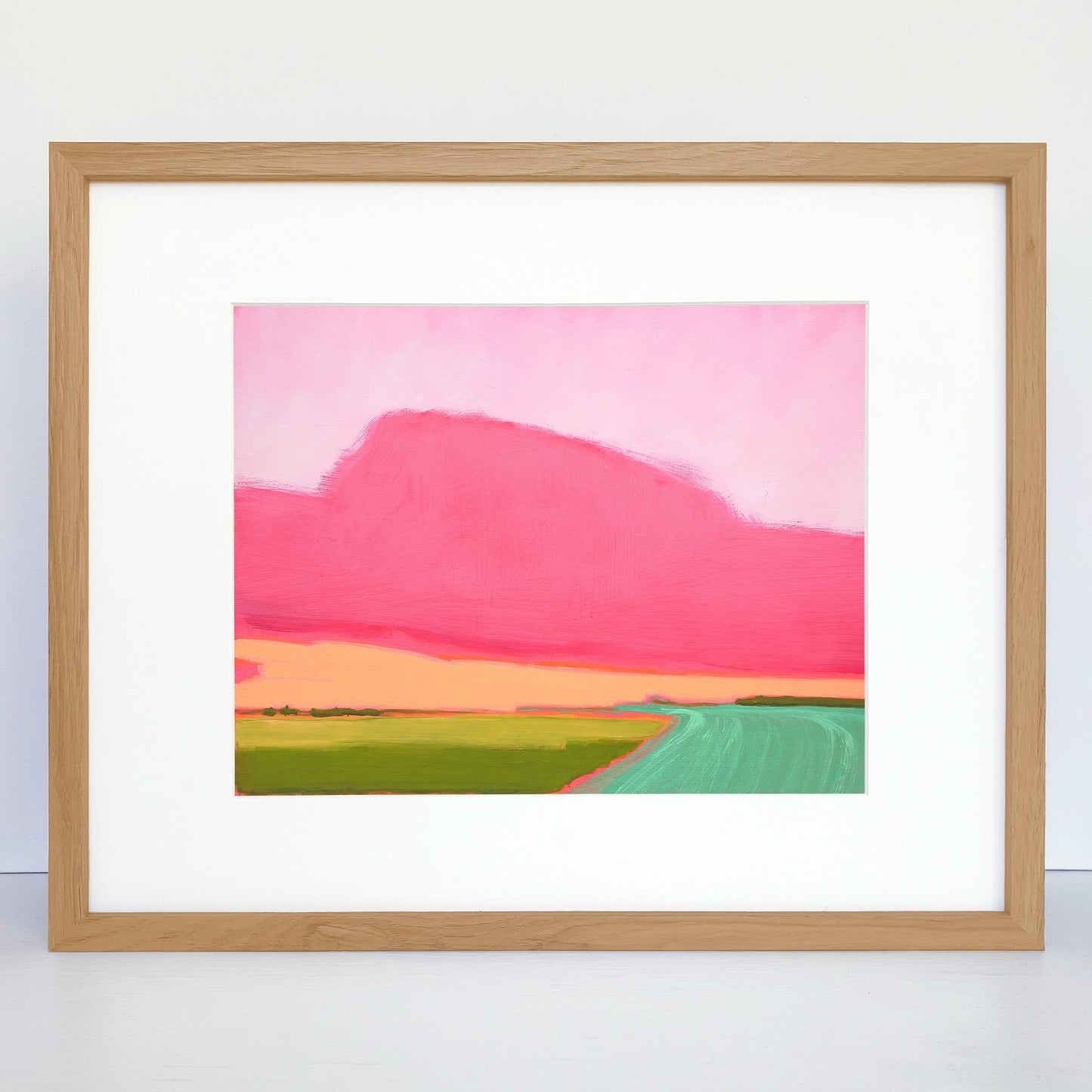 Vibrant Prairie Sunset 8x10 Art Print