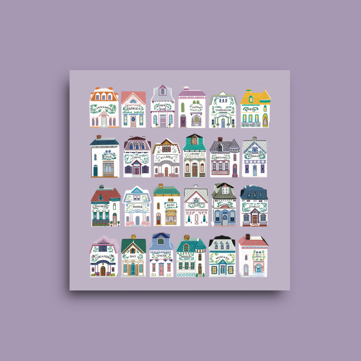 Spice Village Art Print