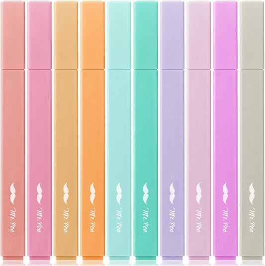 Aesthetic Bible Highlighters 10 Pack- Candy Colors
