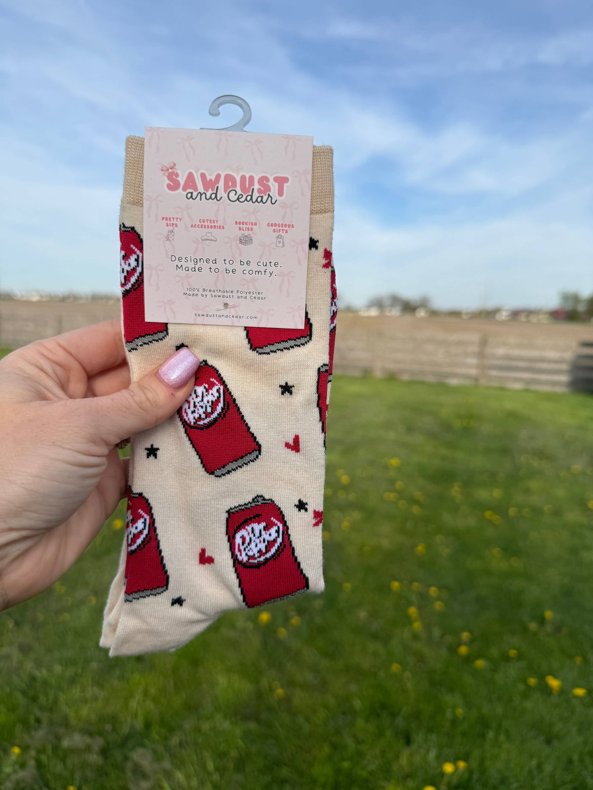Dr. Pepper Socks