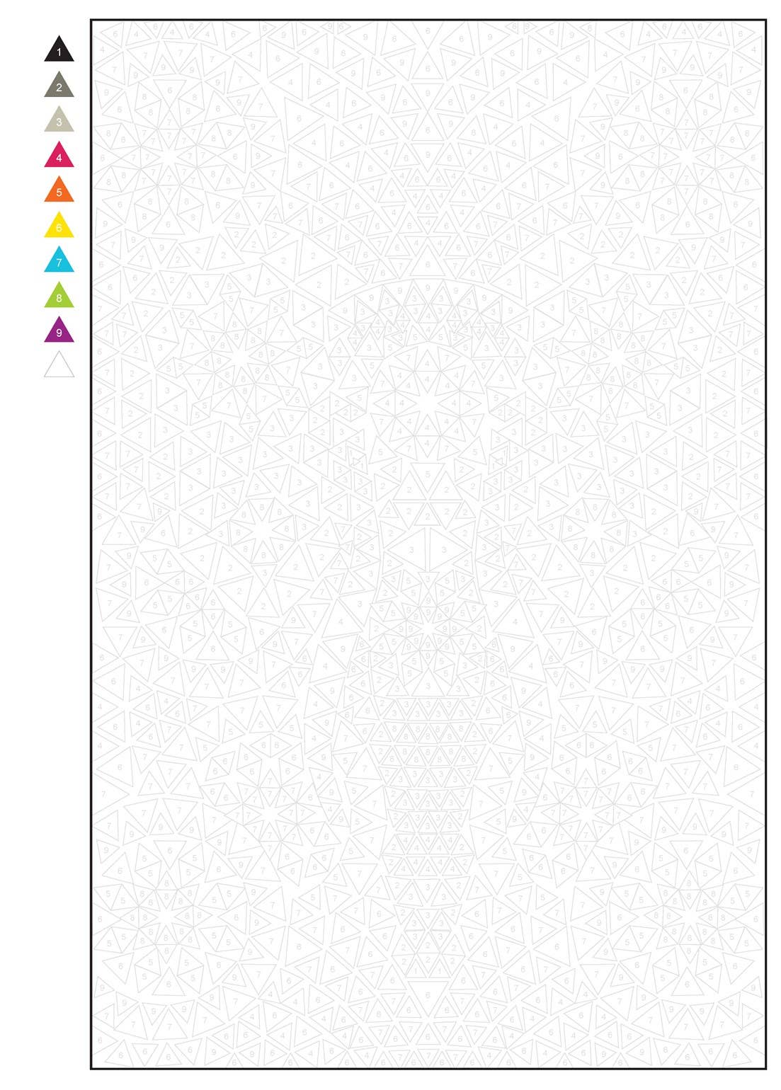 Color Quest Color-By-Number Book