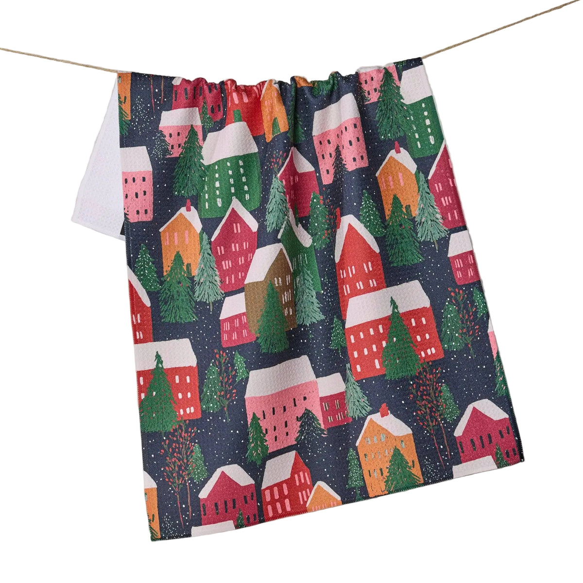 Geometry Tea Towel- Alpine Village