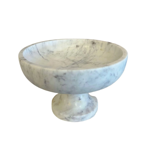 White Marble Raised Bowl