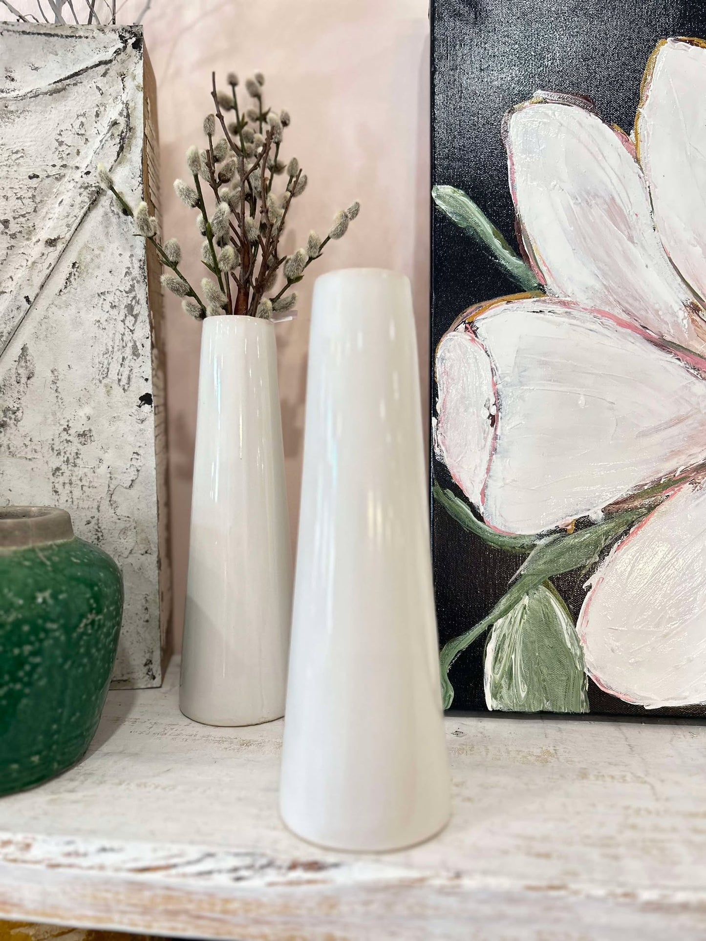 Tall Narrow Cone Vase