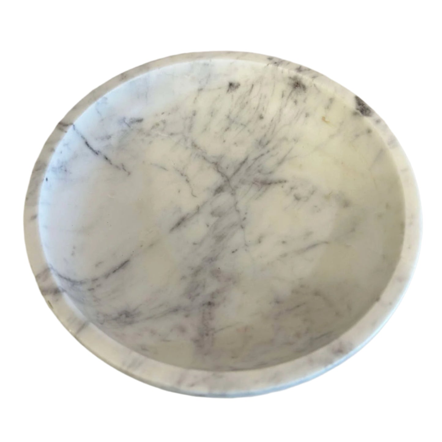 White Marble Raised Bowl