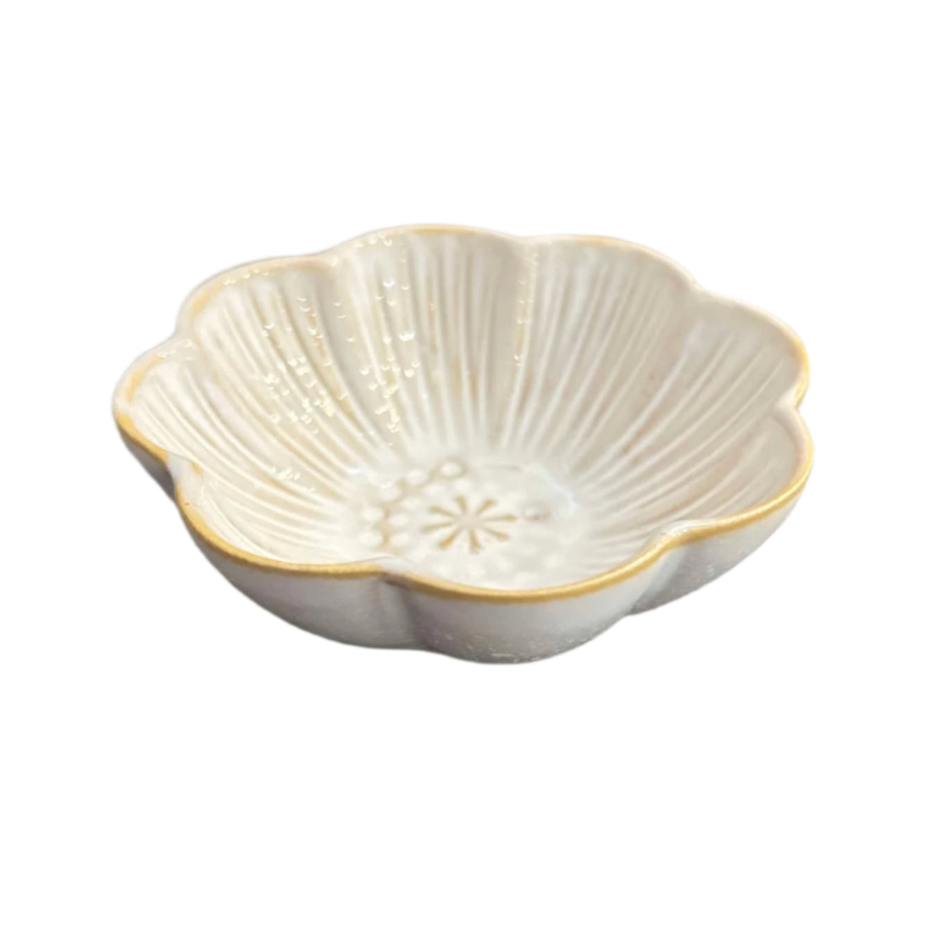 Flower Pattern Pinch Bowl- Lotus