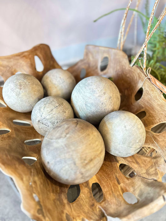 Found Objects Wooden Balls (sm)