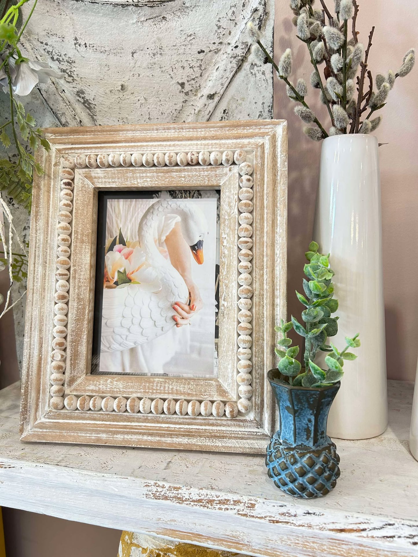 Weathered Beaded Frame