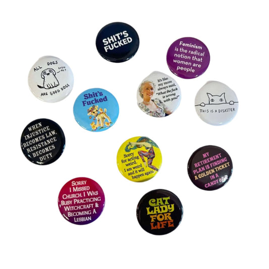 Snarky Pinback Button