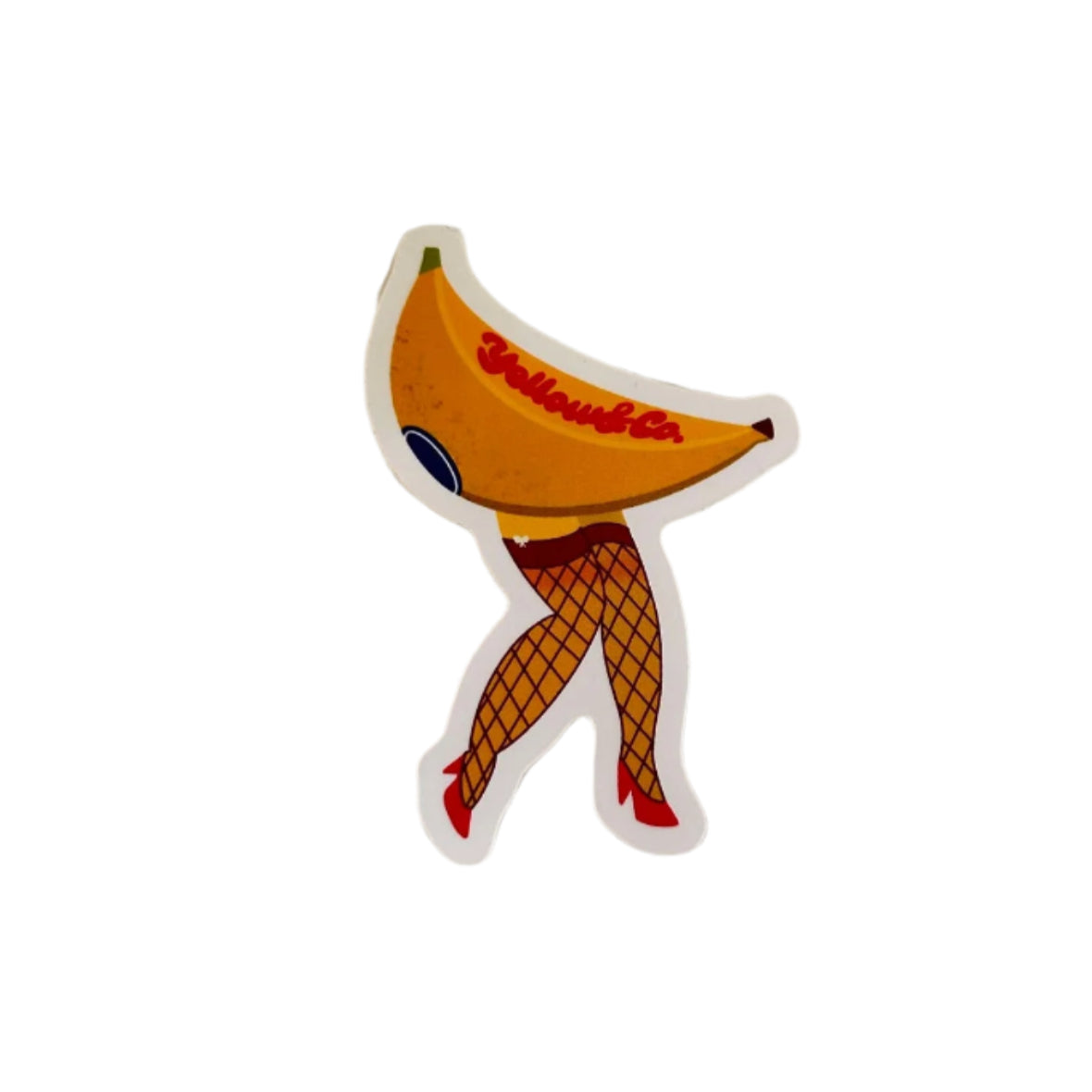 Banana Girl Sticker