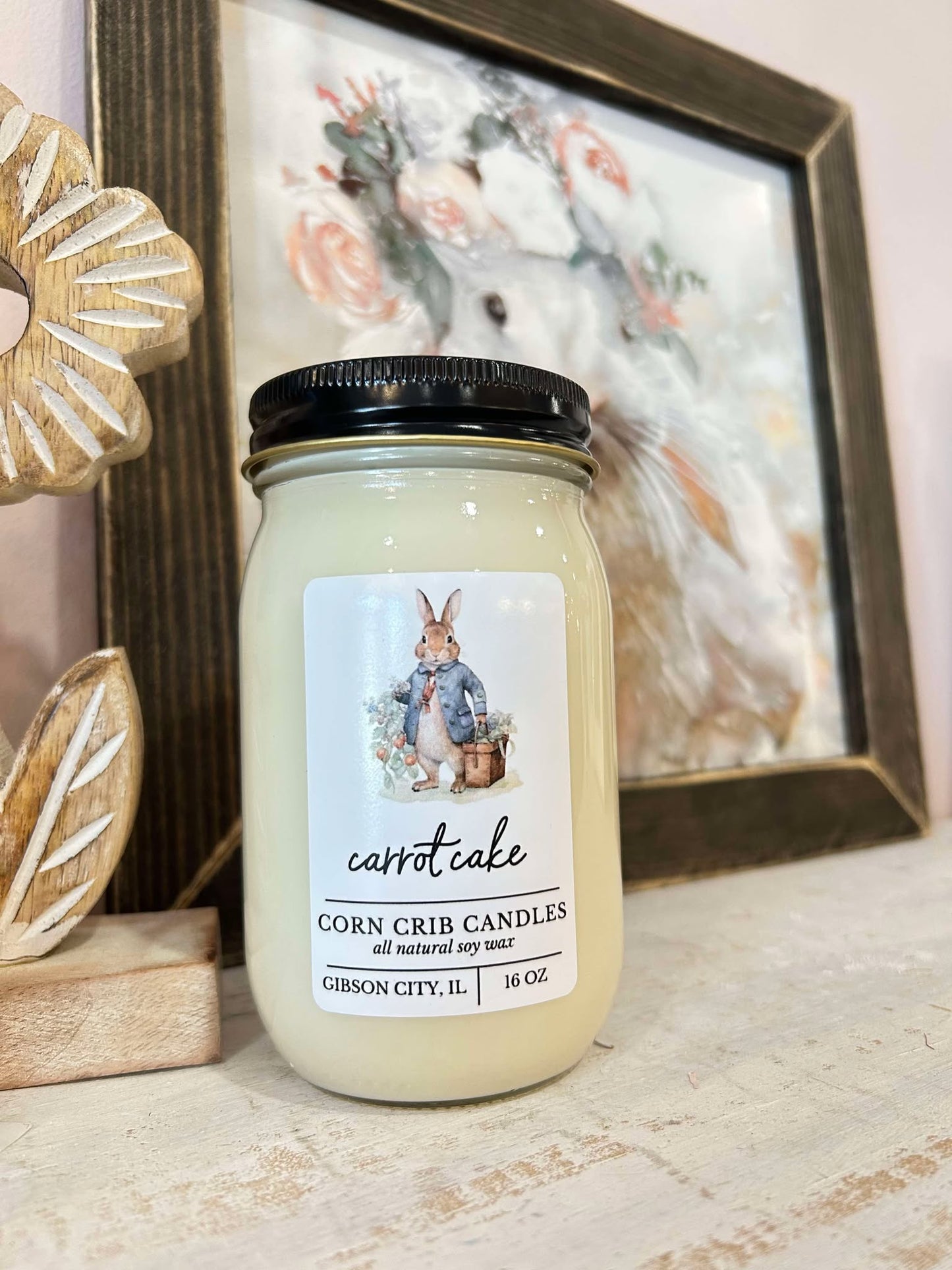 Corn Crib Candle- Carrot Cake