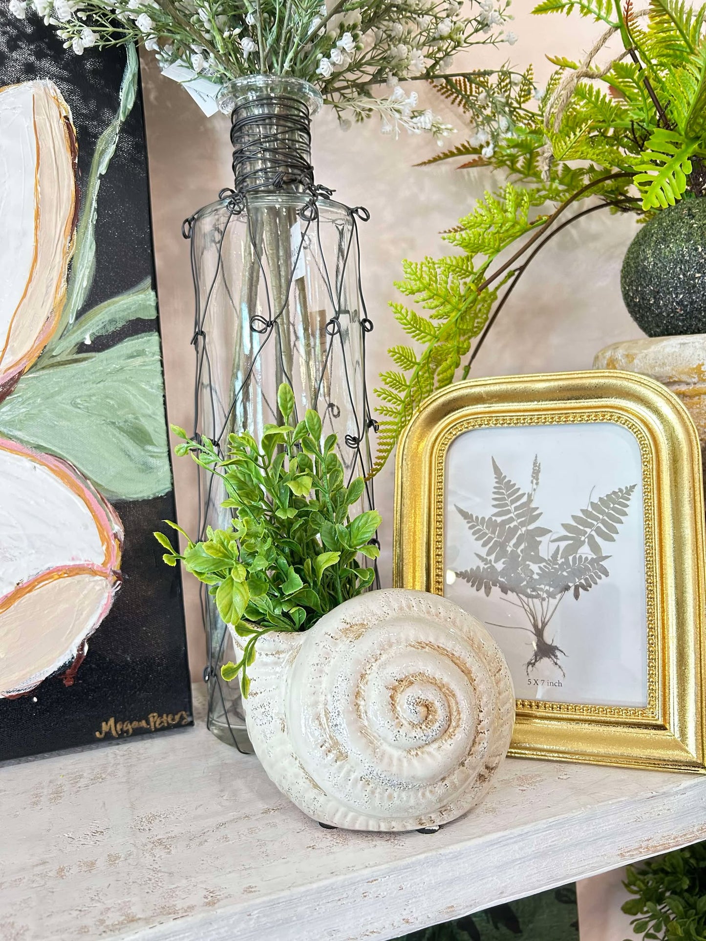 Conch Shell Planter/Vase