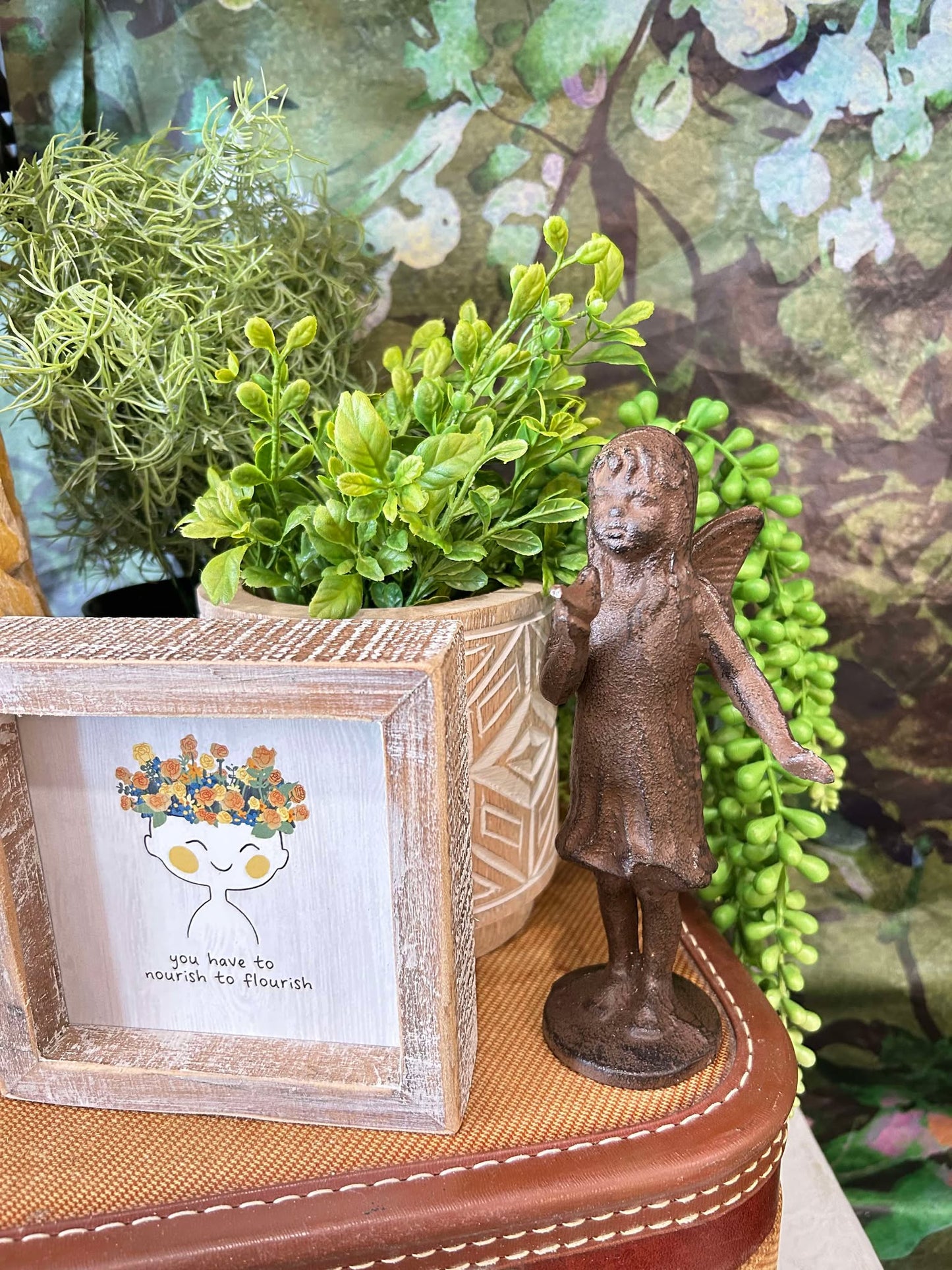 Cast Iron Standing Fairy