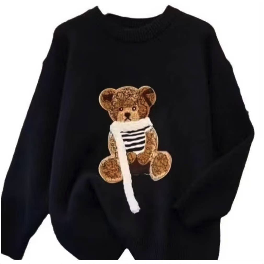 COZY TEDDY BEAR SWEATER