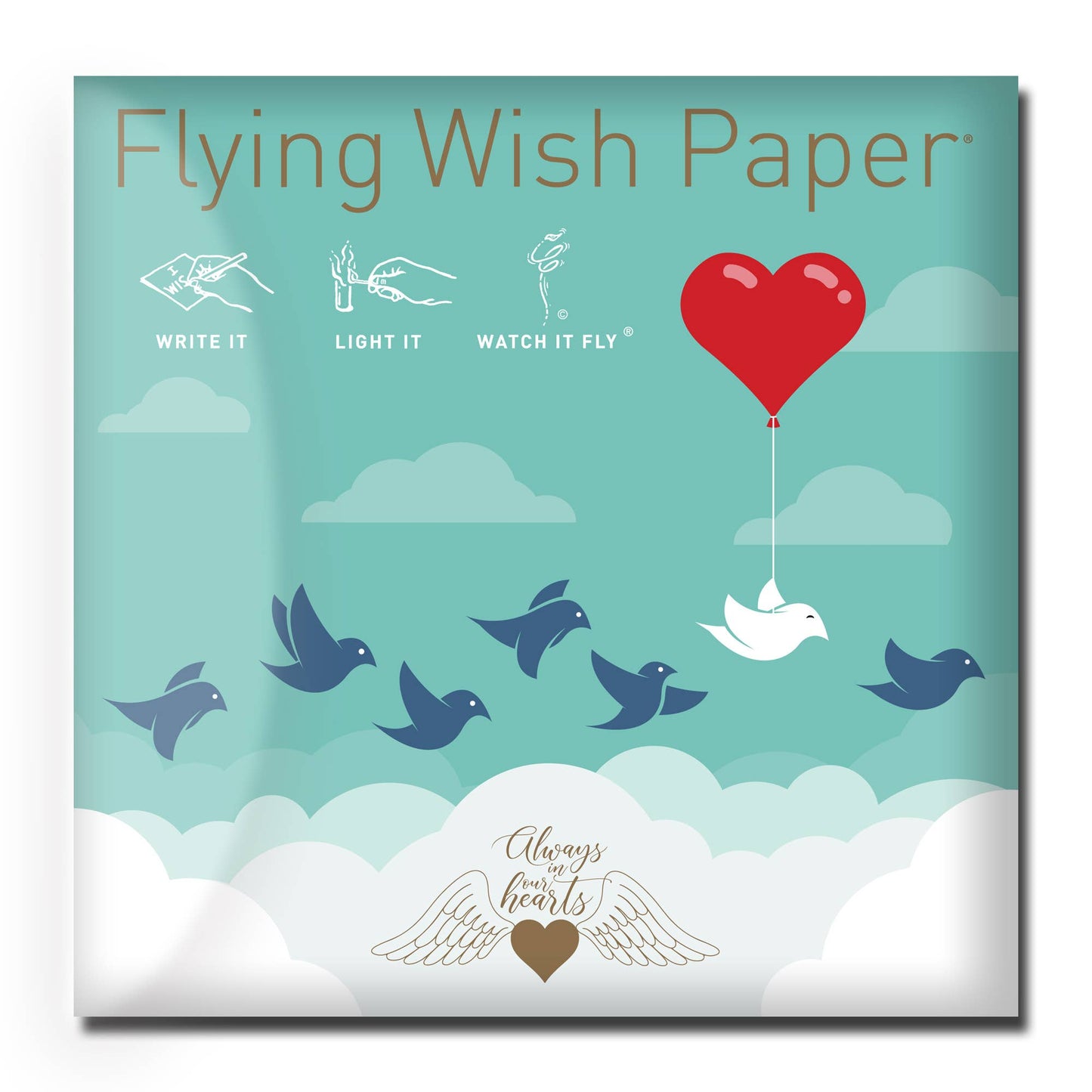 Flying Wish Paper- Always in Our Hearts