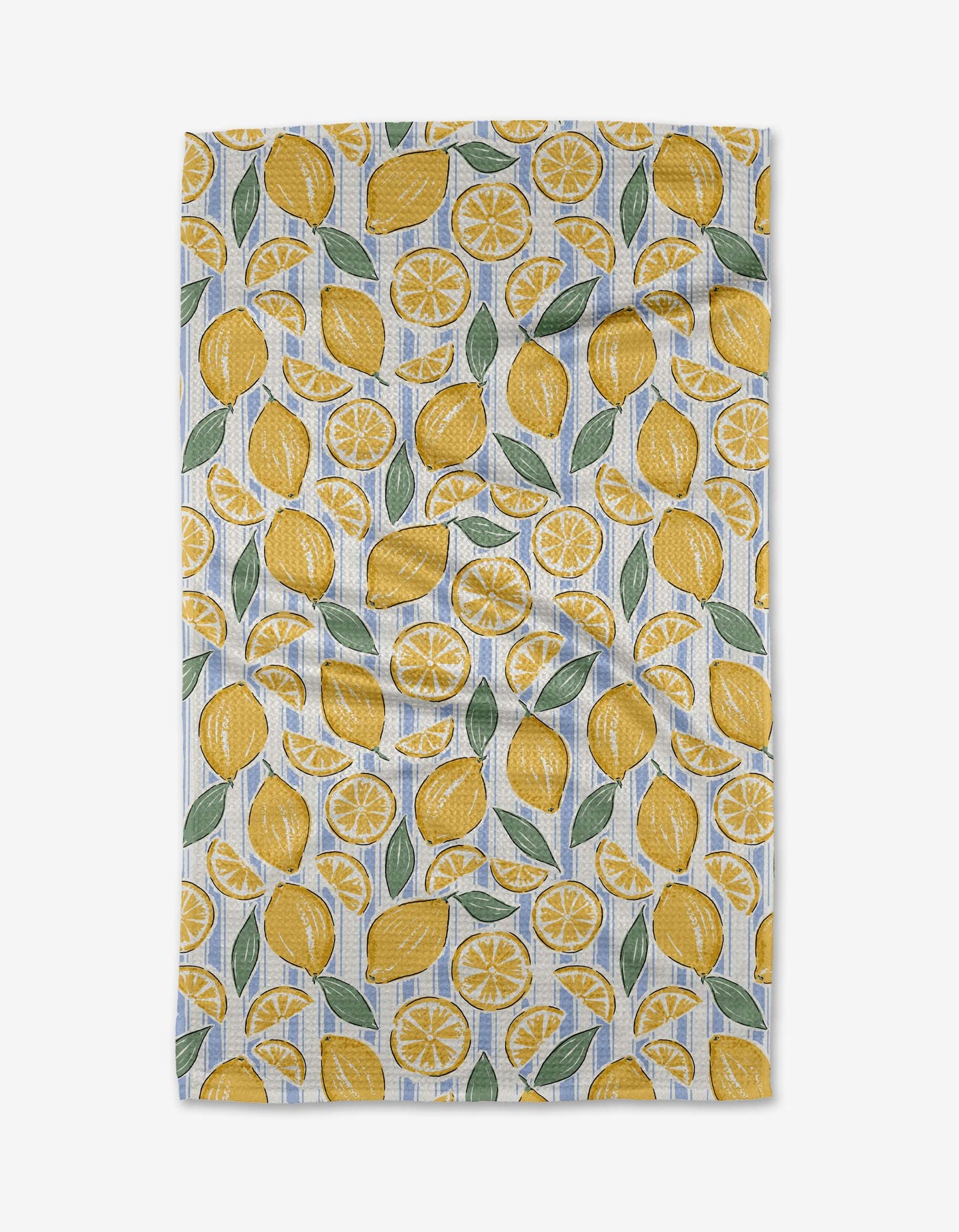 Geometry Towel- Sour Lemon Stripes