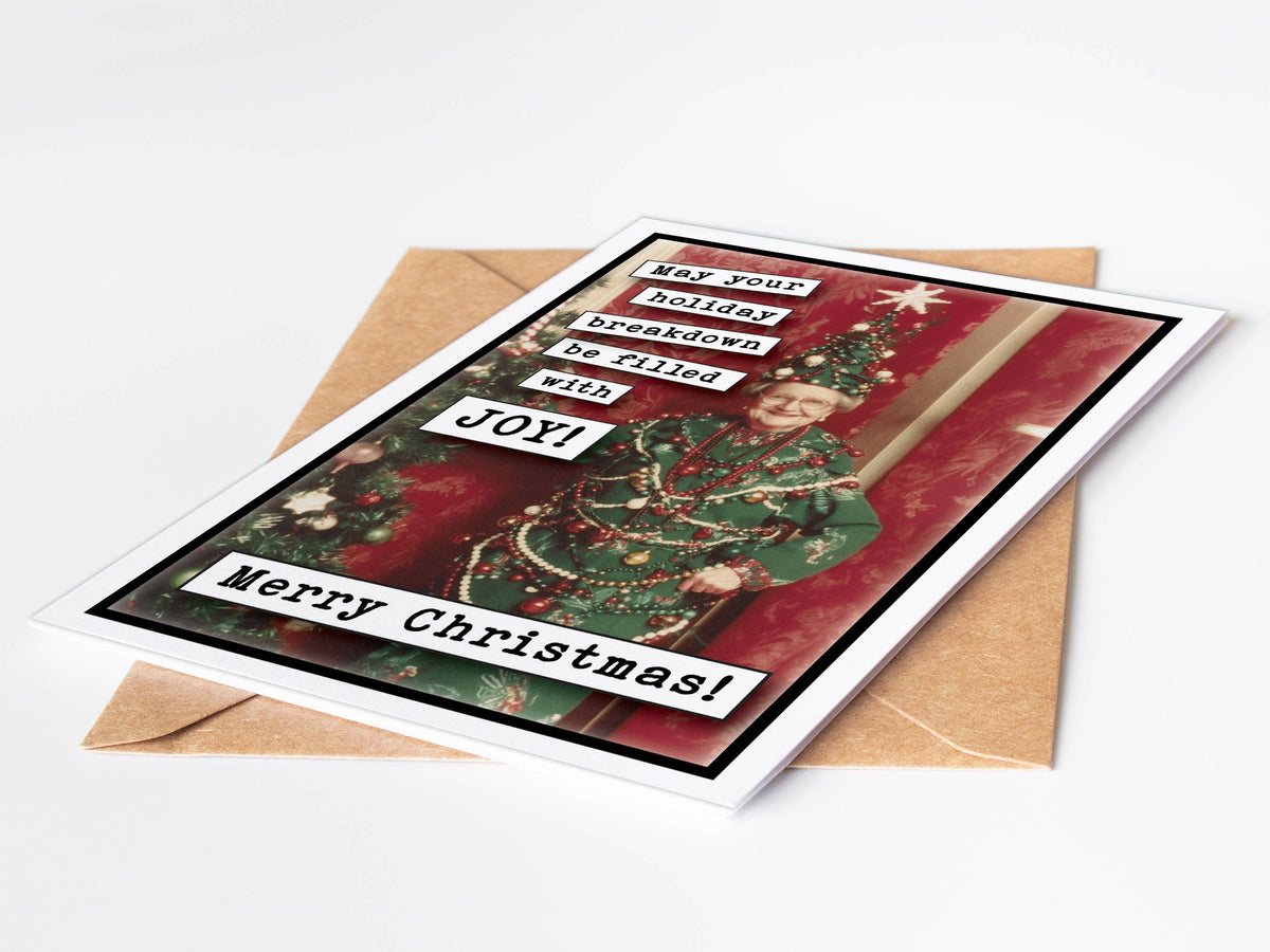 Holiday Breakdown Christmas Card