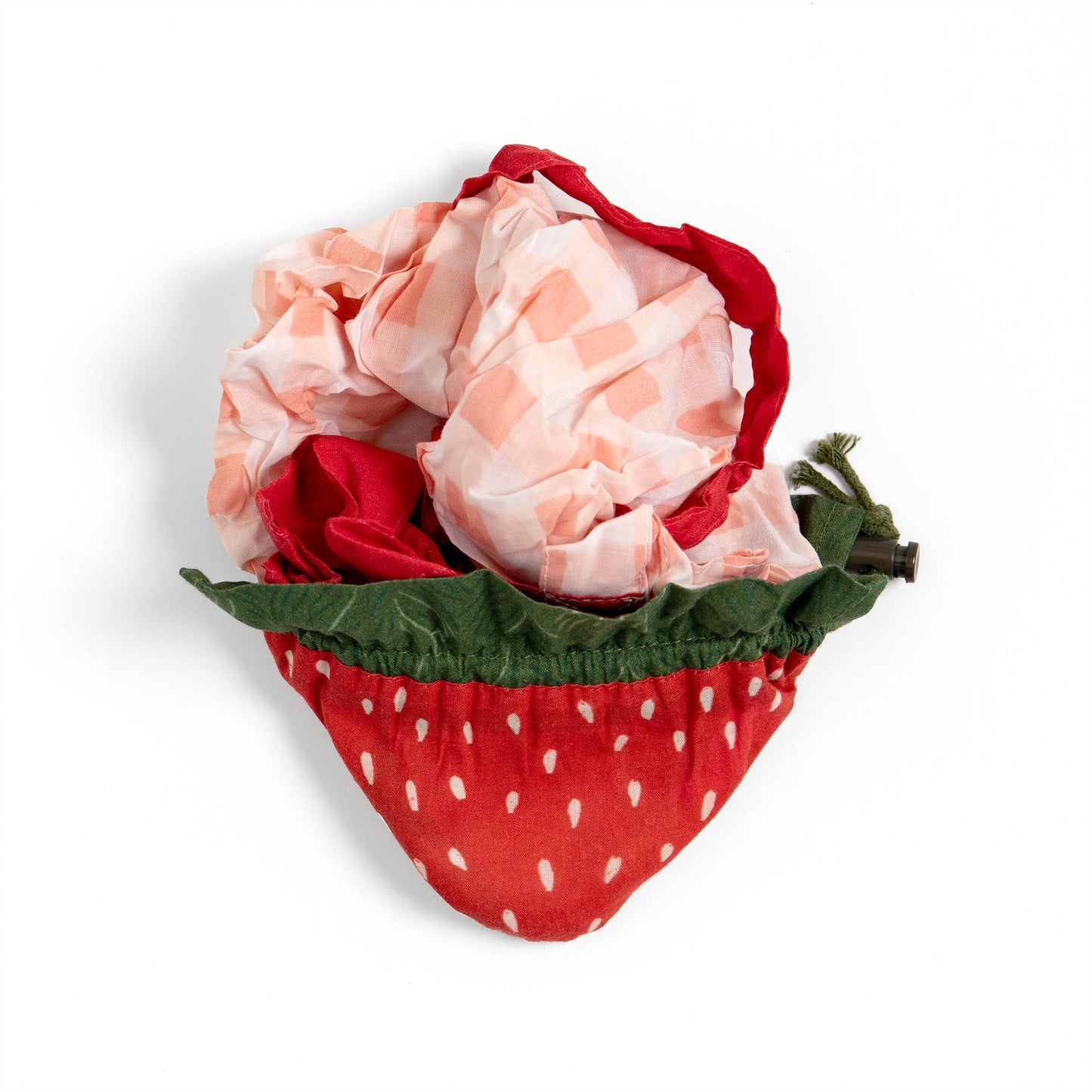 Foldable Market Tote Bag- Strawberry