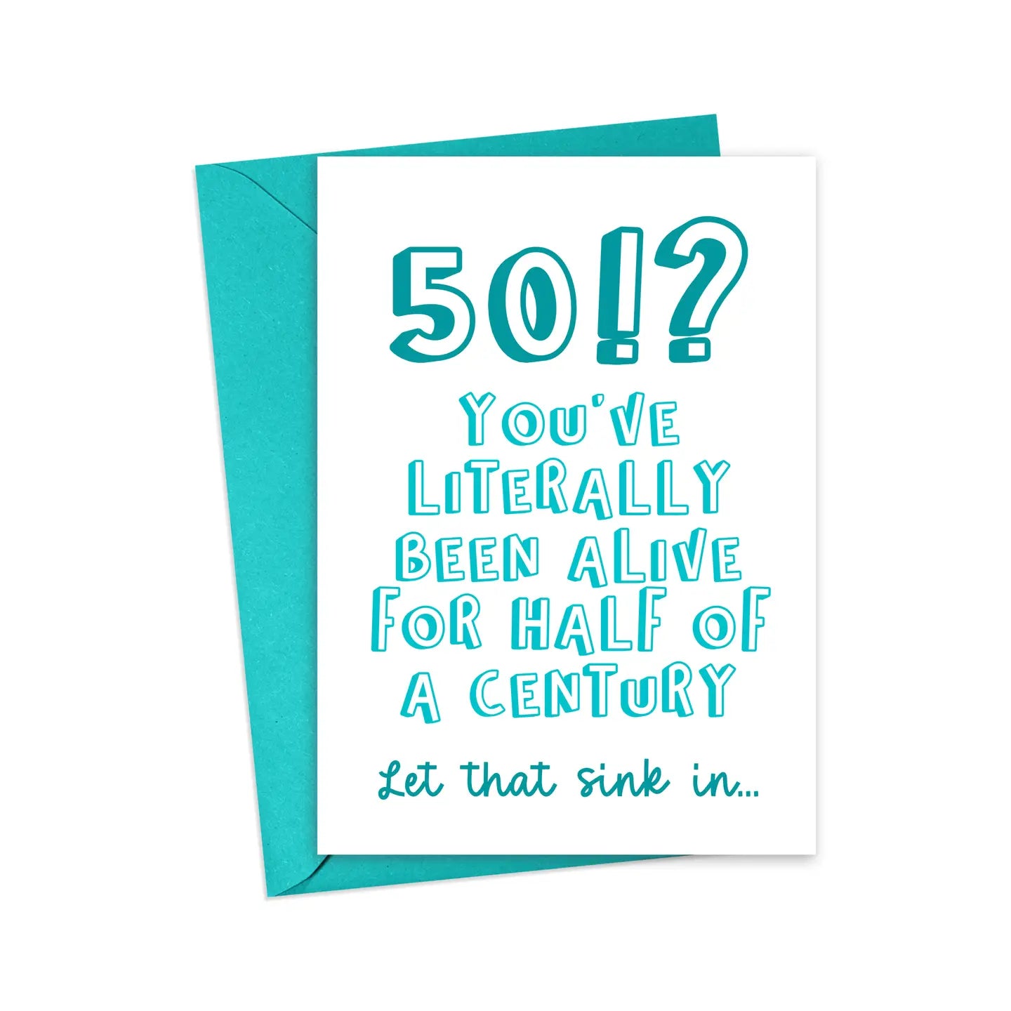 Funny 50 Birthday Card