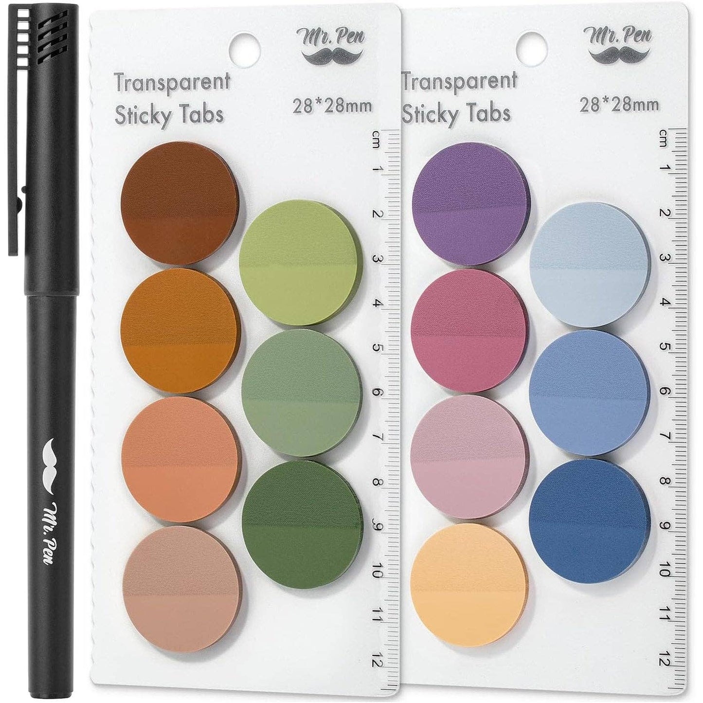 Transparent Round Sticky Notes- 560 Pcs