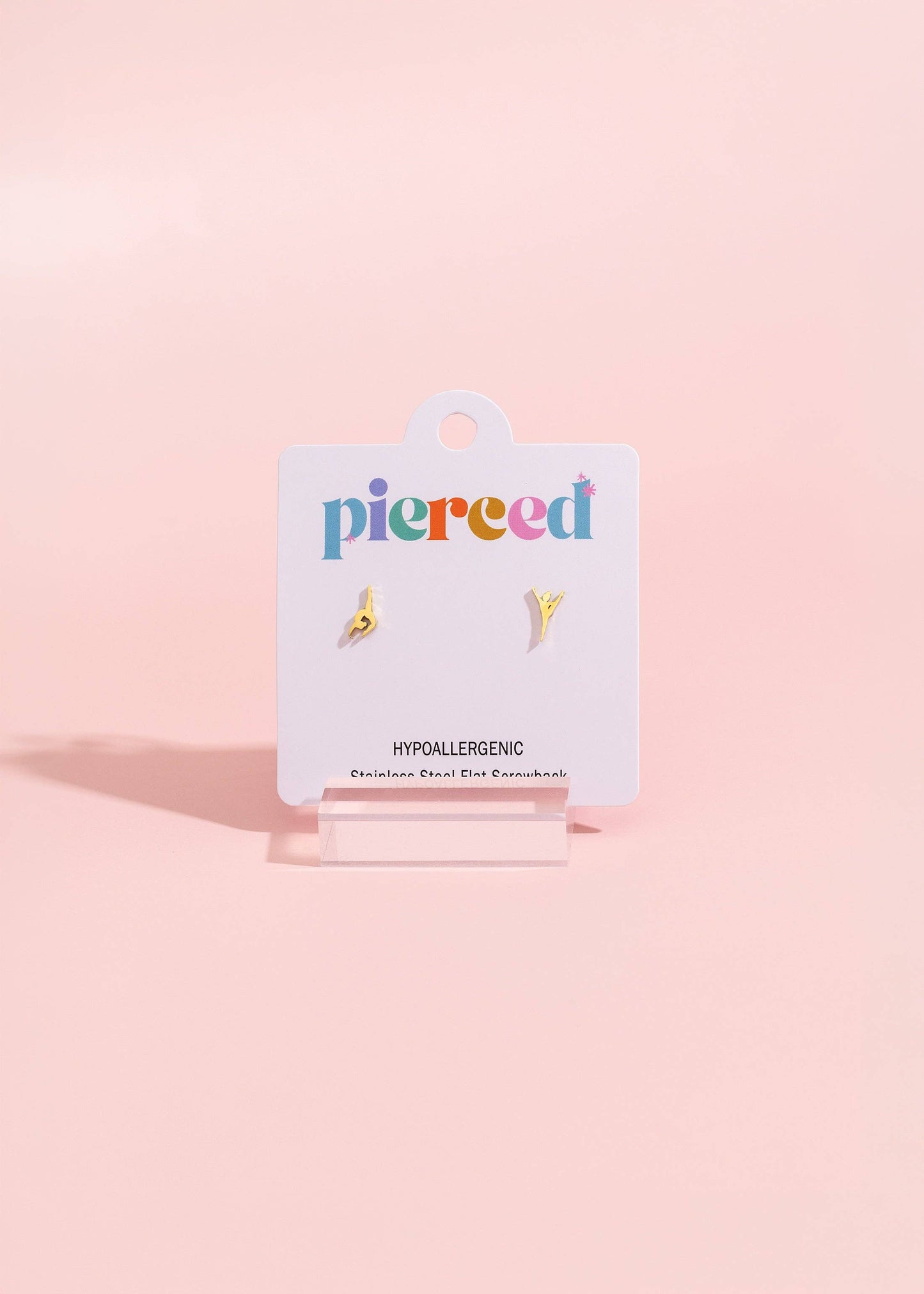 Pierced Co. Flatback Earrings- Gymnastics