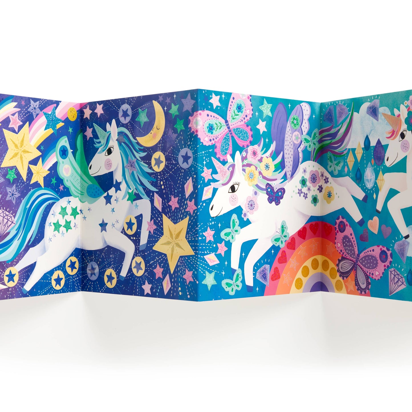 Unicorn Magic Sticker Sparkle Poster Activity Kit