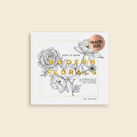 How to Draw Modern Florals Guided Book