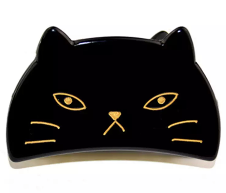 Black Cat Claw Clip