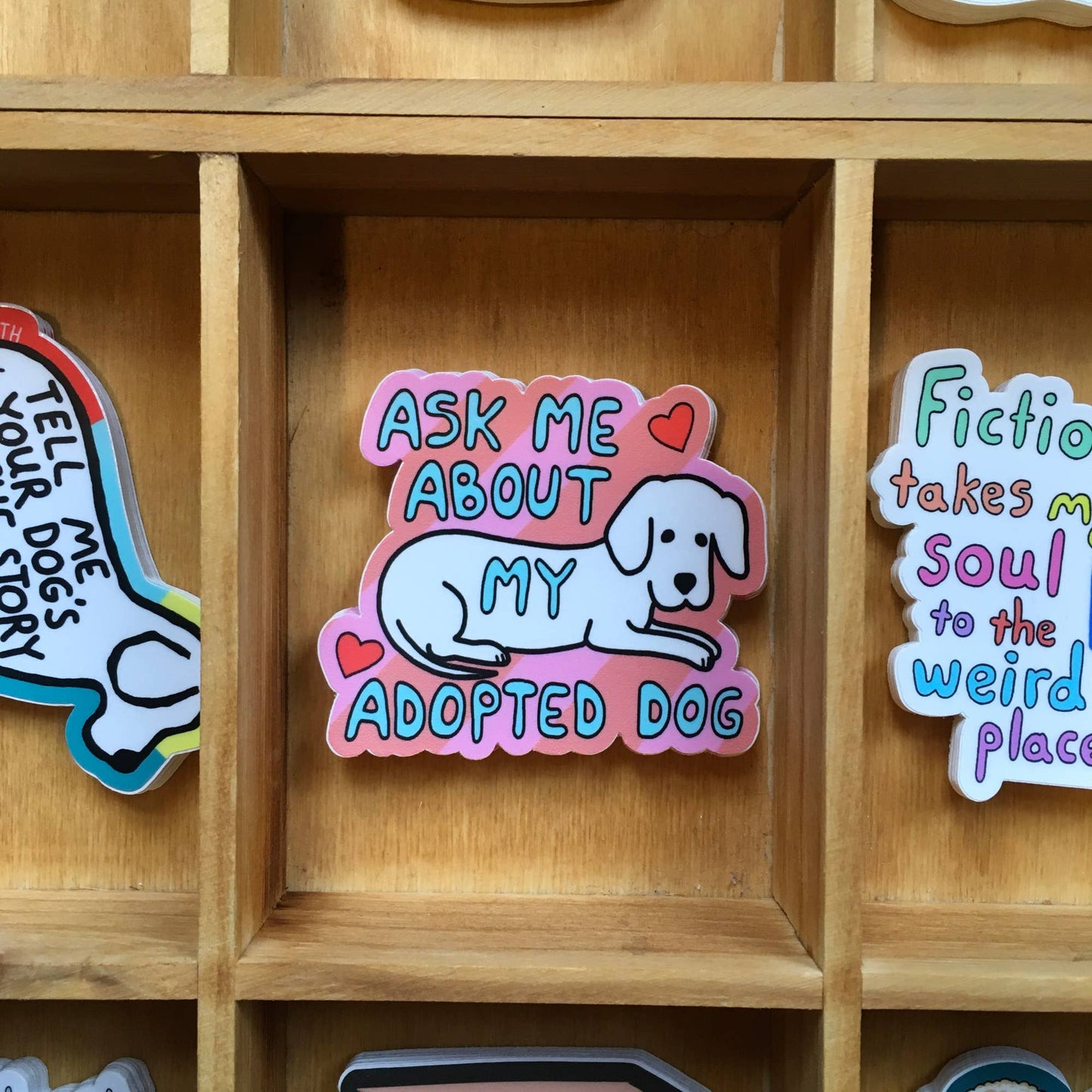 Dog Adoption Sticker