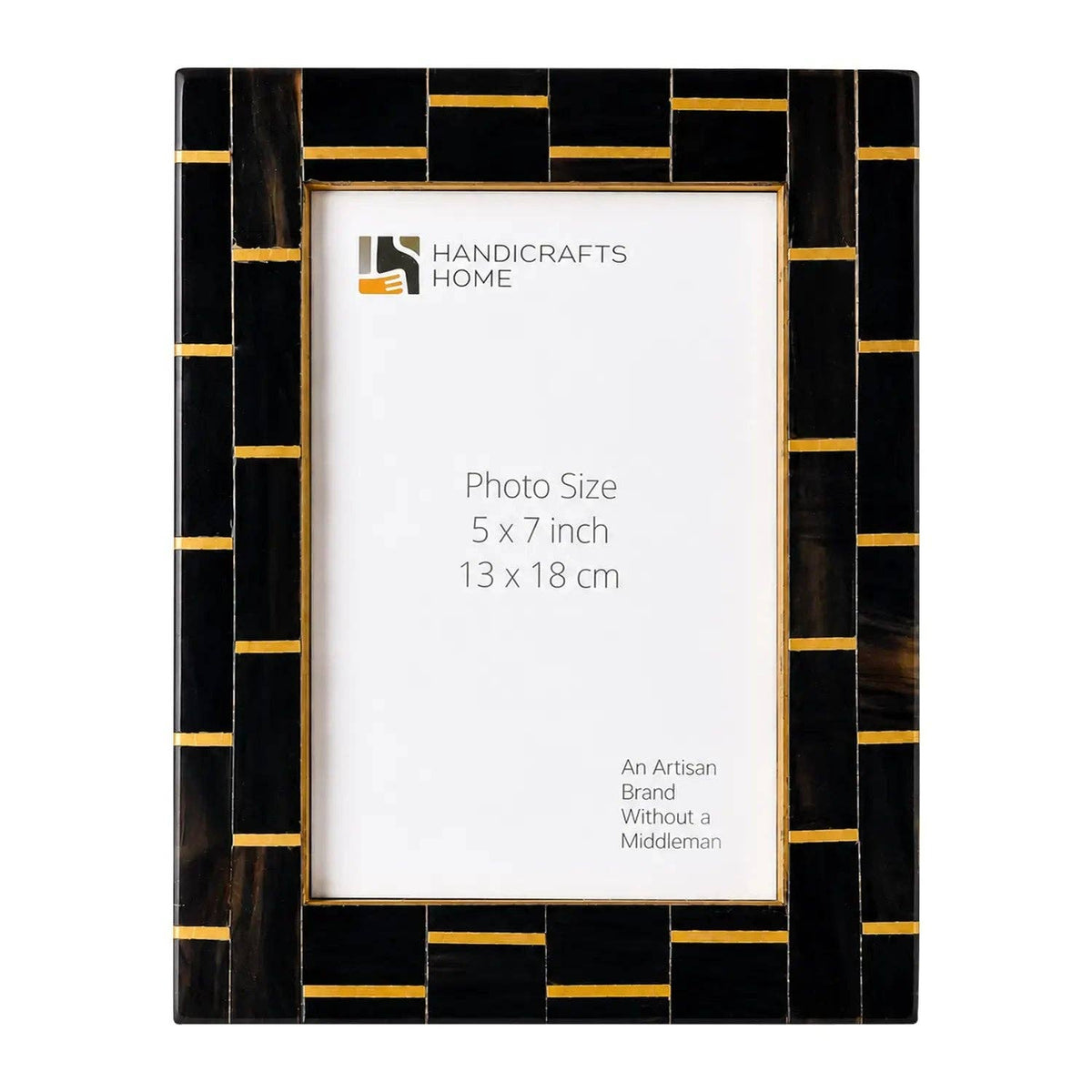 Picture Frames Classic Horn & Brass Inlay