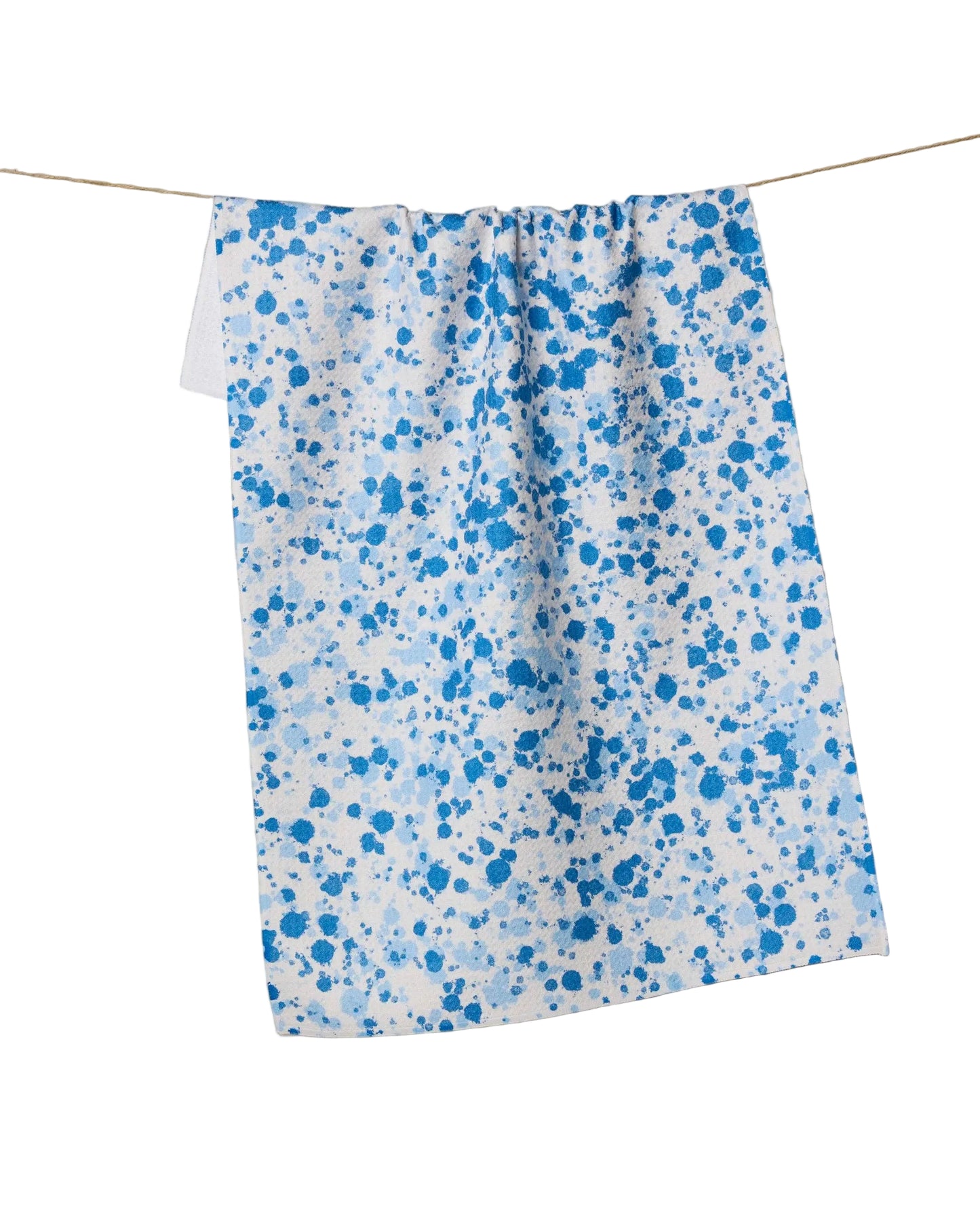 Geometry Towel- Indigo Splash