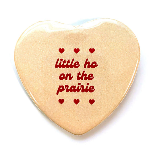 Little Ho On The Prairie Heart Shaped Magnet
