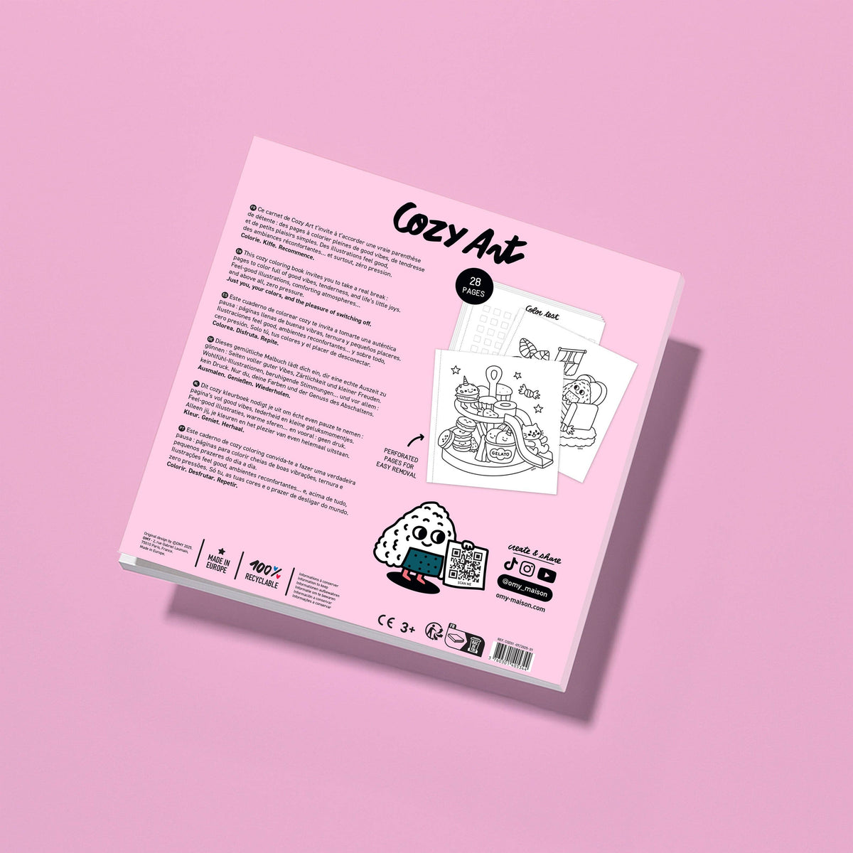 Cozy Art Coloring Book-Kawaii