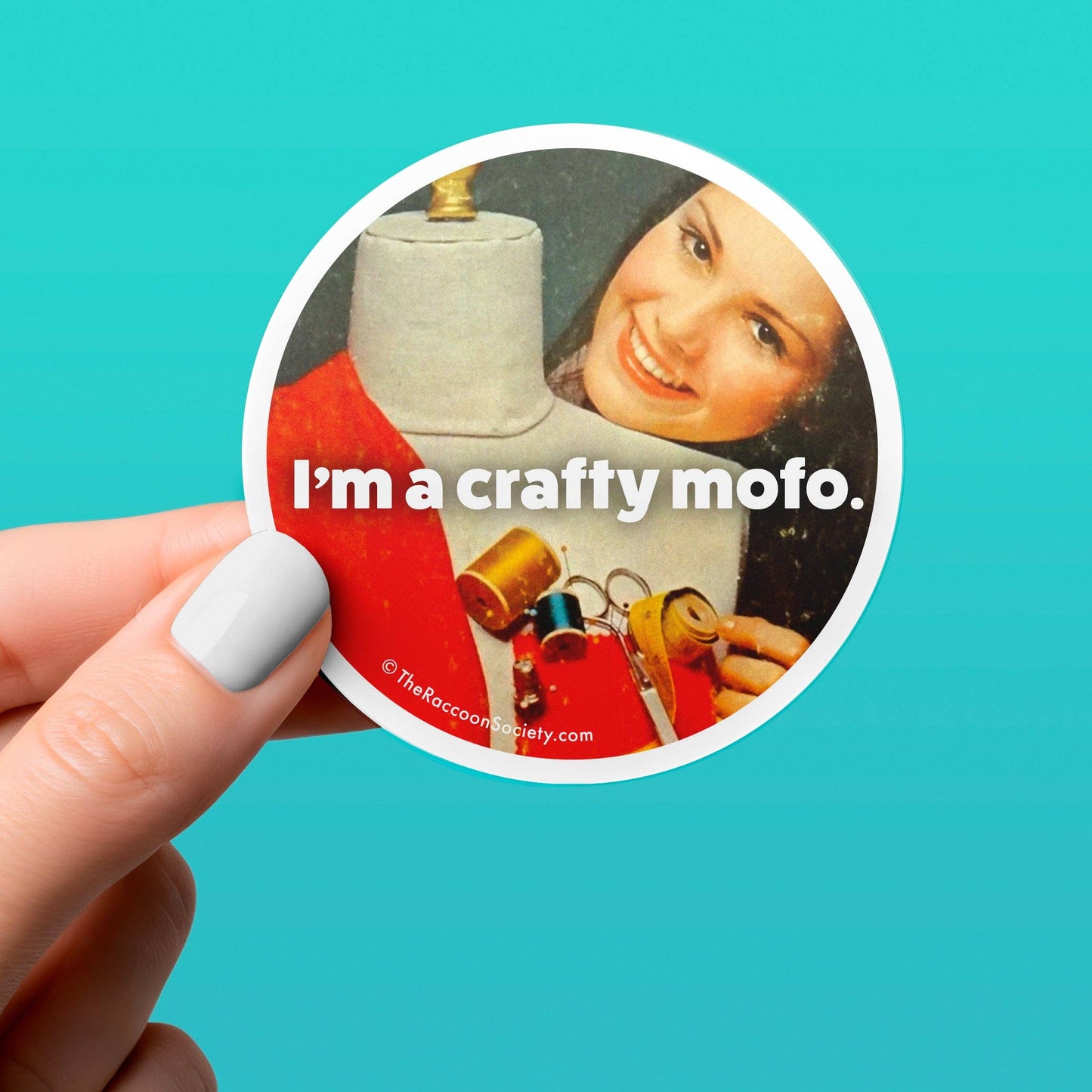 Crafty Mofo Sticker